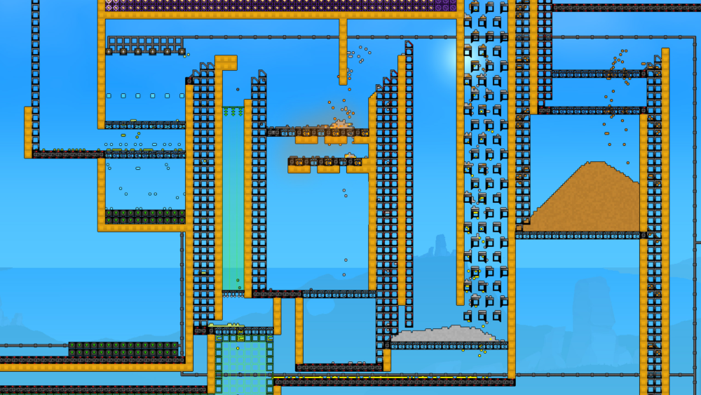 Sandustry production and refining